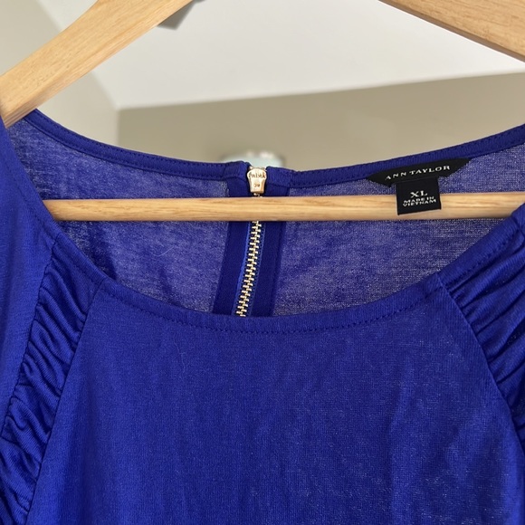 Ann taylor purple blue top. Size XL - Picture 2 of 5